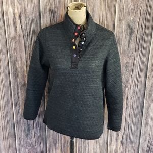 Marine Layer Pullover Snap Button Top Front